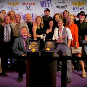 from purple carpet event for VIFF Film Festival cast starring  supporting for film HARDOUT by Ryan Williams director Awards won for BEST ACTING  BEST OVERALL film