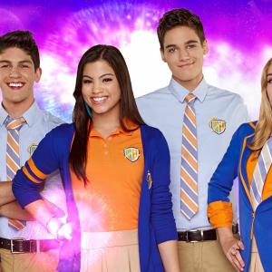 Daniela Nieves, Paris Smith, Paola Andino and Nick Merico in Every Witch Way (2014)