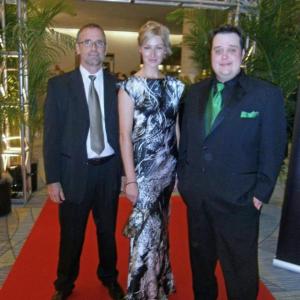 David Gullason Kate Eaton Mikey McBryan at the 2011 Gemini Awards