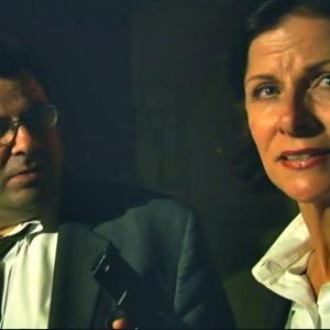 Kathryn Browning as Detective Stone in the Merge Films short The Golden Plate with Alex Bastani 2010