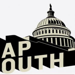 Logo for the 2013 political comedy CapSouth, created by Rob Raffety.
