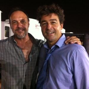 Pete with Kyle Chandler