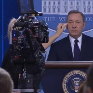 House of Cards - Season 3 'Backstage Politics - Behind the Scenes'. Kevin Spacey