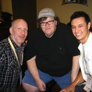 Meeting Michael Moore after being invited to show our film in Traverse City