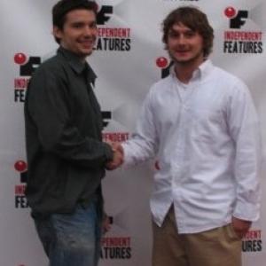 Director of Ser O Estar, Wilson Stiner at the premiere in Tribeca, NY with Evan True.