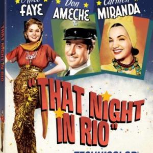 Carmen Miranda, Don Ameche and Alice Faye in That Night in Rio (1941)