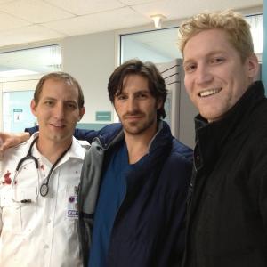 Jim Burleson on the Set of The Night Crew with Eowin Macken and Matt Green