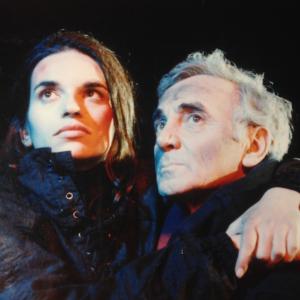 Francesca Prandi et Charles Aznavour