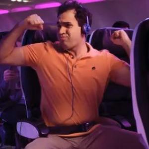 Rahul Nath for national commercial campaign Virgin America