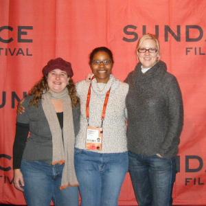 Stephanie at the 2007 Sundance Film Festival with friends Michelle Glandorf and Emily Farmer