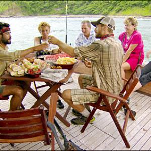 Still of Jane Bright Matthew Lenahan Chase Rice and Holly Hoffman in Survivor 2000