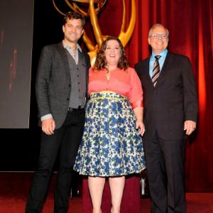 Still of Joshua Jackson Melissa McCarthy and John Shaffner in The 63rd Primetime Emmy Awards 2011