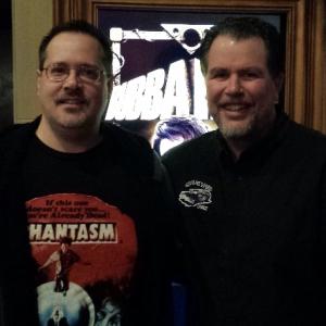 Glen Baisley and Don Coscarelli at the Alamo Drafthouse (Yonkers, NY) screening of John Dies at the End and Bubba Ho-Tep.