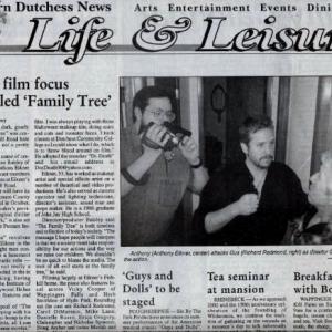 Coverage in Southern Dutchess News of award winning short film The Family Tree
