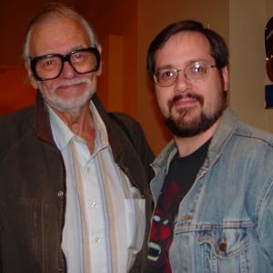 George Romero and Glen Baisley at the Chiller Theatre show.