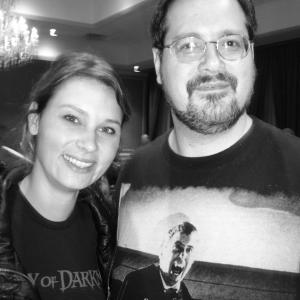 Kristina Klebe and Glen Baisley at the Fangoria Weekend of Horrors