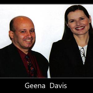 Geena Davis and Paul Parisi