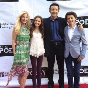 Jackie Radinsky with his family at a Forte Poesy charity event