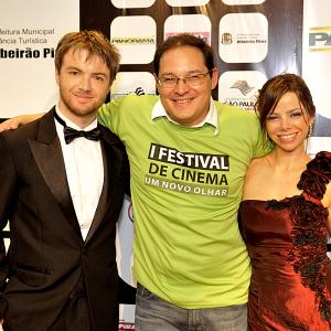 Emiliano Ruschel, Emerson Muzeli, Larissa Vereza on Film festival 2010.