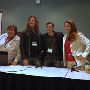 Long Beach Comic Con 2013 with E.J De La Peña, Neil Johnson, Charles-Henri Avelange and Claudia Christian.