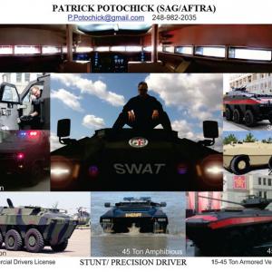Armored Vehicle Stunt Driver
