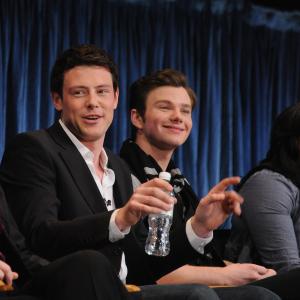 Cory Monteith and Chris Colfer at event of Glee 2009