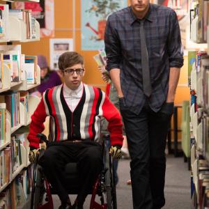 Still of Cory Monteith and Kevin McHale in Glee (2009)