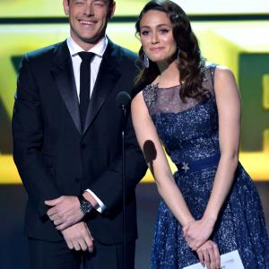 Emmy Rossum and Cory Monteith
