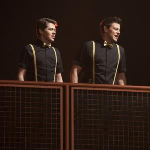 Still of Cory Monteith and Damian McGinty in Glee 2009