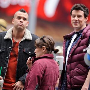 Mark Salling and Cory Monteith at event of Glee 2009