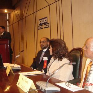 India Cabinet Minister for Information and Broadcasting, Priya Ranjan Dasmunsi, SJ Reddy, And Panel