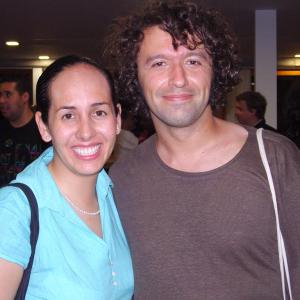 With the filmmaker Jos Cabrera at the Miradas DOC Film Festival in Spain 2010