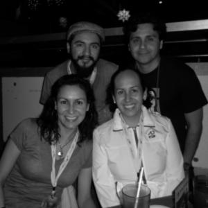 With the filmmakers Carmen Marron Francisco Toro and David Rogers at Casa Las Americas Film Festival of Austin Texas USA 2011