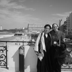With Layda Negrete from Presunto Culpable Festival de Biarritz FRANCE 2010
