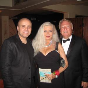 Anouar H Smaine with Joan Davis and former Paramount Pictures President Alan Bailey