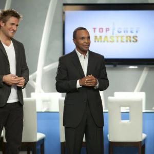 Still of Sugar Ray Leonard and Curtis Stone in Top Chef Masters 2009