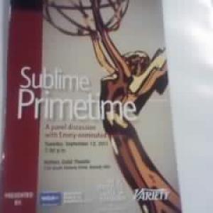 Sublime Primetime panel discussion with Emmy-nominated writers.