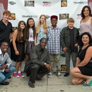 Me and the cast and crew at the Little Shrink premiere 2012