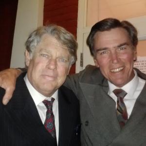Keith Tyree (R) and Graham Beckel (L) on the set of David Baldacci's WISH YOU WELL (2013).