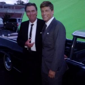 KEITH TYREE  JFK on the set of KILLING KENNEDY 2013