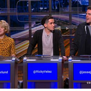 Alice Wetterlund, Ricky Velez and Jesse Joyce on Comedy Central's @midnight