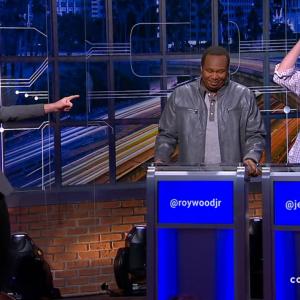 Chris Hardwick Roy Wood Jr and Jesse Joyce on midnight with Chris Hardwick on Comedy Central