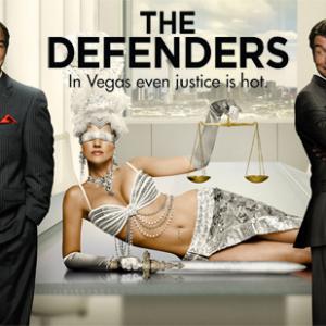 Natalie Cohen as Lady Justice in The Defenders advertising campaign