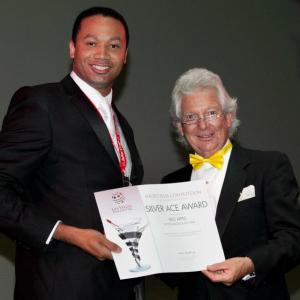 Accepting award at the 2012 Las Vegas Film Festival