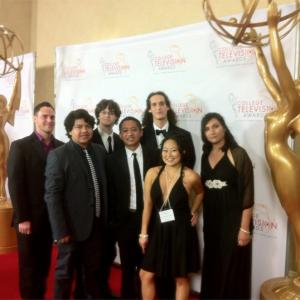 Sunset Stripped crew at 2011 College Television Awards hosted by the Academy of Television Arts  Sciences Foundation From left to right Daniel Duclos Danny Hernandez Dylan Demasi Justin Madriaga Max Guggenheim me and Maritza Mendoza