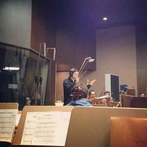 conducting my original score to VR/holodeck-based attraction 
