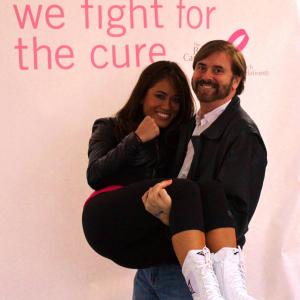 September 17 2011 Cara Castronuova and her supportive manager and friend Seth Greenky attending the Womens Health Magazine at NYCs South Street Seaport event as brand ambassador for Everlast in support of finding a cure for breast cancer