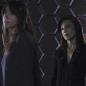 Still of MingNa Wen and Chloe Bennet in Agents of SHIELD 2013