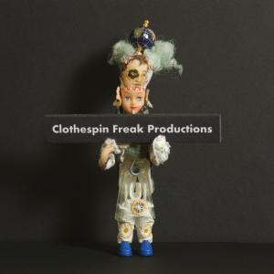 Clothespin Freak Productions logo.