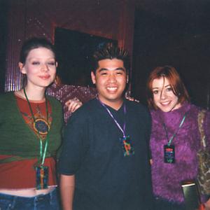 Alyson Hannigan Amber Benson and Jeff Lam just hangin out!